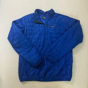 Patagonia Men's Blue Quilted Jacket